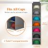 imageLifewit 10 Compartments Hat Organizer for Baseball Caps 1 Pack Hat Rack Hanging Storage organizer NonWoven Fabric Display Shelf Holds Up to 40 Hats Cap Holder Hanger for Closet Bedroom GreyGray