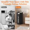 imageLifewit 100L 2Pack Large Laundry Basket Collapsible Laundry Hamper with Aluminum Handles Waterproof Freestanding Dirty Clothes Hampers for Laundry Room Bedroom Dorm Bathroom BlackBlack