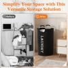 imageLifewit 100L 2Pack Large Laundry Basket Collapsible Laundry Hamper with Aluminum Handles Waterproof Freestanding Dirty Clothes Hampers for Laundry Room Bedroom Dorm Bathroom BlackBlack