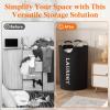 imageLifewit 100L 2Pack Large Laundry Basket Collapsible Laundry Hamper with Aluminum Handles Waterproof Freestanding Dirty Clothes Hampers for Laundry Room Bedroom Dorm Bathroom BlackBlack