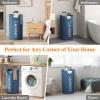 imageLifewit 100L 2Pack Large Laundry Basket Collapsible Laundry Hamper with Aluminum Handles Waterproof Freestanding Dirty Clothes Hampers for Laundry Room Bedroom Dorm Bathroom BlackBlue