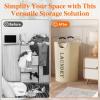 imageLifewit 100L 2Pack Large Laundry Basket Collapsible Laundry Hamper with Aluminum Handles Waterproof Freestanding Dirty Clothes Hampers for Laundry Room Bedroom Dorm Bathroom BlackWhite