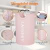 imageLifewit 100L 2Pack Large Laundry Basket Collapsible Laundry Hamper with Aluminum Handles Waterproof Freestanding Dirty Clothes Hampers for Laundry Room Bedroom Dorm Bathroom BlackPink