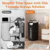 imageLifewit 100L 2Pack Large Laundry Basket Collapsible Laundry Hamper with Aluminum Handles Waterproof Freestanding Dirty Clothes Hampers for Laundry Room Bedroom Dorm Bathroom BlackBlack