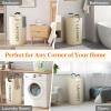imageLifewit 100L 2Pack Large Laundry Basket Collapsible Laundry Hamper with Aluminum Handles Waterproof Freestanding Dirty Clothes Hampers for Laundry Room Bedroom Dorm Bathroom BlackWhite