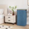 imageLifewit 100L Laundry Basket with Lid Clothes Hampers for Laundry with Bamboo Handles and A Removable Bag Large Foldable Laundry Hamper for Bedroom Bathroom Dorm Laundry Room GrayDark Blue