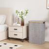 imageLifewit 100L Laundry Basket with Lid Clothes Hampers for Laundry with Bamboo Handles and A Removable Bag Large Foldable Laundry Hamper for Bedroom Bathroom Dorm Laundry Room GrayLight Gray