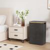 imageLifewit 100L Laundry Basket with Lid Clothes Hampers for Laundry with Bamboo Handles and A Removable Bag Large Foldable Laundry Hamper for Bedroom Bathroom Dorm Laundry Room GrayDark Gray