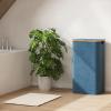 imageLifewit 100L Laundry Basket with Lid Clothes Hampers for Laundry with Bamboo Handles and A Removable Bag Large Foldable Laundry Hamper for Bedroom Bathroom Dorm Laundry Room GrayDark Blue