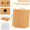 imageLifewit 118quot Crochet Blocking Board with 20 Pegs Bamboo Granny Square Blocking Board for Knitting and Crochet Projects Blocking Mats for Crocheting Crocheting Accessories Gifts for Crocheters118