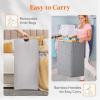 imageLifewit 160L Double Laundry Hamper with Lid Extra Large Bamboo Laundry Basket Dirty Clothes Hamper 2 Section Laundry Bin Organizer for Laundry Room Bedroom with 2 Removable Liners ampamp Bags BlackLight Gray