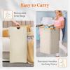 imageLifewit 160L Double Laundry Hamper with Lid Extra Large Bamboo Laundry Basket Dirty Clothes Hamper 2 Section Laundry Bin Organizer for Laundry Room Bedroom with 2 Removable Liners ampamp Bags BlackBeige
