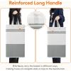 imageLifewit 2 Pack 80L Large Freestanding Laundry Hamper Collapsible Laundry Basket with Easy Carry Handles Waterproof Tall Clothes Hamper for Laundry Dorm Bedroom Bathroom GreyWhite3