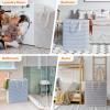 imageLifewit 2 Pack Laundry Hamper Large Collapsible Laundry Baskets Freestanding Waterproof Clothes Hamper with Easy Carry Handles in Laundry Room Bedroom Bathroom College Dorm for Adults Grey 2 x 80LGreyBlue