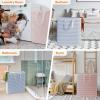 imageLifewit 2 Pack Laundry Hamper Large Collapsible Laundry Baskets Freestanding Waterproof Clothes Hamper with Easy Carry Handles in Laundry Room Bedroom Bathroom College Dorm for Adults Grey 2 x 80LBluePink