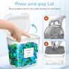 imageLifewit 31 Laundry Pods Container ampamp Dryer Sheet Holder Large Powder Detergent Dispenser Storage Jars Laundry Room Containers for Scent Booster Beads with Pop up Lids Labels and Scoop6