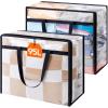 imageLifewit 4 Pack Clear Clothes Storage Bags 40L Plastic Blanket Storage Bag Vinyl Foldable Moving Bags with Zipper Closet Organizers and Storage Containers for Bedding Duvet Comforter2