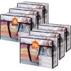 imageLifewit 4 Pack Clear Clothes Storage Bags 40L Plastic Blanket Storage Bag Vinyl Foldable Moving Bags with Zipper Closet Organizers and Storage Containers for Bedding Duvet Comforter6