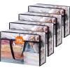 imageLifewit 4 Pack Clear Clothes Storage Bags 40L Plastic Blanket Storage Bag Vinyl Foldable Moving Bags with Zipper Closet Organizers and Storage Containers for Bedding Duvet Comforter4