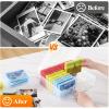 imageLifewit 4x6 Photo Storage Box 20 pcs Inner Photo Case with Lids Clear Photo Organizers with 1 Sheet Label Sticker Plastic Craft Storage Box for Seeds Sticker Cards Pictures Stamps Office SuppliesMulticolour