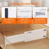 imageLifewit 5 Pack Drawer Dividers 4quot High 1117quot Adjustable Dresser Drawer Organizers for Clothes Expandable Dresser Separators in BedroomBathroomKitchenVanityOffice Organization and Storage White5