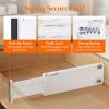 imageLifewit 5 Pack Drawer Dividers 4quot High 1117quot Adjustable Dresser Drawer Organizers for Clothes Expandable Dresser Separators in BedroomBathroomKitchenVanityOffice Organization and Storage White8