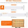 imageLifewit 5 Pack Drawer Dividers 4quot High 1117quot Adjustable Dresser Drawer Organizers for Clothes Expandable Dresser Separators in BedroomBathroomKitchenVanityOffice Organization and Storage White4
