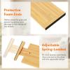 imageLifewit 6 Pack 6quot Deep Bamboo Drawer Dividers 13165quot Expandable Drawer Organisers for Clothes Adjustable Dresser Drawer Divider Clothing Drawers Separators for Dresser Bedroom Bathroom Office4