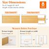 imageLifewit 6 Pack 6quot Deep Bamboo Drawer Dividers 13165quot Expandable Drawer Organisers for Clothes Adjustable Dresser Drawer Divider Clothing Drawers Separators for Dresser Bedroom Bathroom Office8