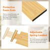 imageLifewit 6 Pack Dresser Drawer Dividers 5quot High 125155quot Bamboo Drawer Dividers for Clothes Expandable Drawers Organizer Adjustable Drawers Separators for Dresser Bedroom Bathroom Office6