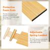 imageLifewit 6 Pack Dresser Drawer Dividers 5quot High 125155quot Bamboo Drawer Dividers for Clothes Expandable Drawers Organizer Adjustable Drawers Separators for Dresser Bedroom Bathroom Office6