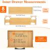 imageLifewit 6 Pack Dresser Drawer Dividers 5quot High 125155quot Bamboo Drawer Dividers for Clothes Expandable Drawers Organizer Adjustable Drawers Separators for Dresser Bedroom Bathroom Office8