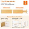 imageLifewit 6 Pack Dresser Drawer Dividers 5quot High 125155quot Bamboo Drawer Dividers for Clothes Expandable Drawers Organizer Adjustable Drawers Separators for Dresser Bedroom Bathroom Office6