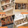 imageLifewit 6 Pack Dresser Drawer Dividers 5quot High 125155quot Bamboo Drawer Dividers for Clothes Expandable Drawers Organizer Adjustable Drawers Separators for Dresser Bedroom Bathroom Office8