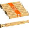 imageLifewit 8 Pack Drawer Dividers Bamboo 24quot High 1622quot Adjustable Drawer Organizers for Clothes Wooden Dresser Separators in BedroomBathroomKitchenFridgeOffice Organization and Storage8