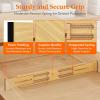 imageLifewit 8 Pack Drawer Dividers Bamboo 24quot High 1622quot Adjustable Drawer Organizers for Clothes Wooden Dresser Separators in BedroomBathroomKitchenFridgeOffice Organization and Storage6