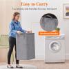 imageLifewit 80L Large Tall Laundry Hamper Collapsible Laundry Basket with Handles Foldable Clothes Hampers for Laundry Portable Dirty Clothes Hamper for Dorm College Bedroom Bathroom Light GrayLight Gray