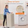 imageLifewit 80L Large Tall Laundry Hamper Collapsible Laundry Basket with Handles Foldable Clothes Hampers for Laundry Portable Dirty Clothes Hamper for Dorm College Bedroom Bathroom Light GrayBeige