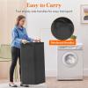 imageLifewit 80L Large Tall Laundry Hamper Collapsible Laundry Basket with Handles Foldable Clothes Hampers for Laundry Portable Dirty Clothes Hamper for Dorm College Bedroom Bathroom Light GrayBlack