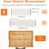 imageLifewit 9 Pack Drawer Dividers 4quot High 1117quot Adjustable Drawer Organizers for Clothes Expandable Dresser Separators in BedroomBathroomKitchenFridgeOffice Organization and Storage WhiteBeige