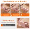 imageLifewit 9 Pack Drawer Dividers 4quot High 1117quot Adjustable Drawer Organizers for Clothes Expandable Dresser Separators in BedroomBathroomKitchenFridgeOffice Organization and Storage WhitePink