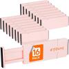 imageLifewit 9 Pack Drawer Dividers 4quot High 1117quot Adjustable Drawer Organizers for Clothes Expandable Dresser Separators in BedroomBathroomKitchenFridgeOffice Organization and Storage WhitePink