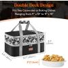 imageLifewit Casserole Carrier for Hot or Cold Food Insulated Casserole Baking Dish Bag Food Carrier Lasagna Holder for PotluckPartiesPicnicCookouts Fits 9quotx13quot Baking Dish GreyBlack