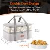 imageLifewit Casserole Carrier for Hot or Cold Food Insulated Casserole Baking Dish Bag Food Carrier Lasagna Holder for PotluckPartiesPicnicCookouts Fits 9quotx13quot Baking Dish GreyGray