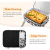 imageLifewit Casserole Carrier for Hot or Cold Food Insulated Casserole Baking Dish Bag Food Carrier Lasagna Holder for PotluckPartiesPicnicCookouts Fits 9quotx13quot Baking Dish GreyBlack