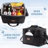 imageLifewit Cooler Bag 305060 Cans Collapsible and Insulated Large Lunch Bag Leakproof Soft Cooler Portable Tote for CampingBBQFamily Outdoor ActivitiesBlack