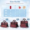 imageLifewit Cooler Bag 305060 Cans Collapsible and Insulated Large Lunch Bag Leakproof Soft Cooler Portable Tote for CampingBBQFamily Outdoor ActivitiesBurgendy