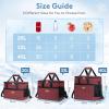 imageLifewit Cooler Bag 305060 Cans Collapsible and Insulated Large Lunch Bag Leakproof Soft Cooler Portable Tote for CampingBBQFamily Outdoor ActivitiesBurgendy
