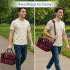 imageLifewit Cooler Bag 305060 Cans Collapsible and Insulated Large Lunch Bag Leakproof Soft Cooler Portable Tote for CampingBBQFamily Outdoor ActivitiesBurgendy