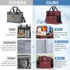 imageLifewit Cooler Bag 305060 Cans Collapsible and Insulated Large Lunch Bag Leakproof Soft Cooler Portable Tote for CampingBBQFamily Outdoor ActivitiesBurgendy